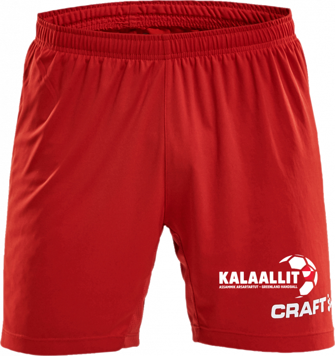 Craft - Taak Match Shorts M - Rood & wit