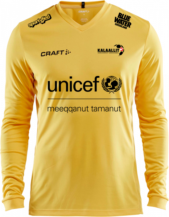 Craft - Squad Jersey Solid Ls - Amarelo