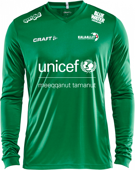 Craft - Squad Jersey Solid Ls - Verde