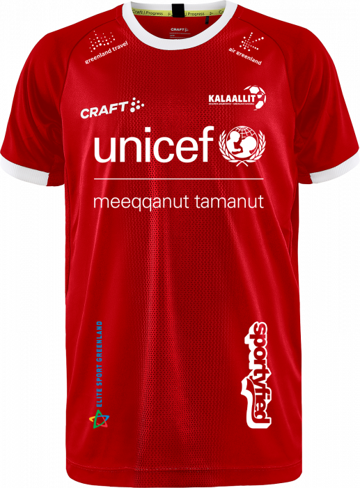 Craft - Taak Match Jersey Jr - Womens Wc 2023 - Bright Red